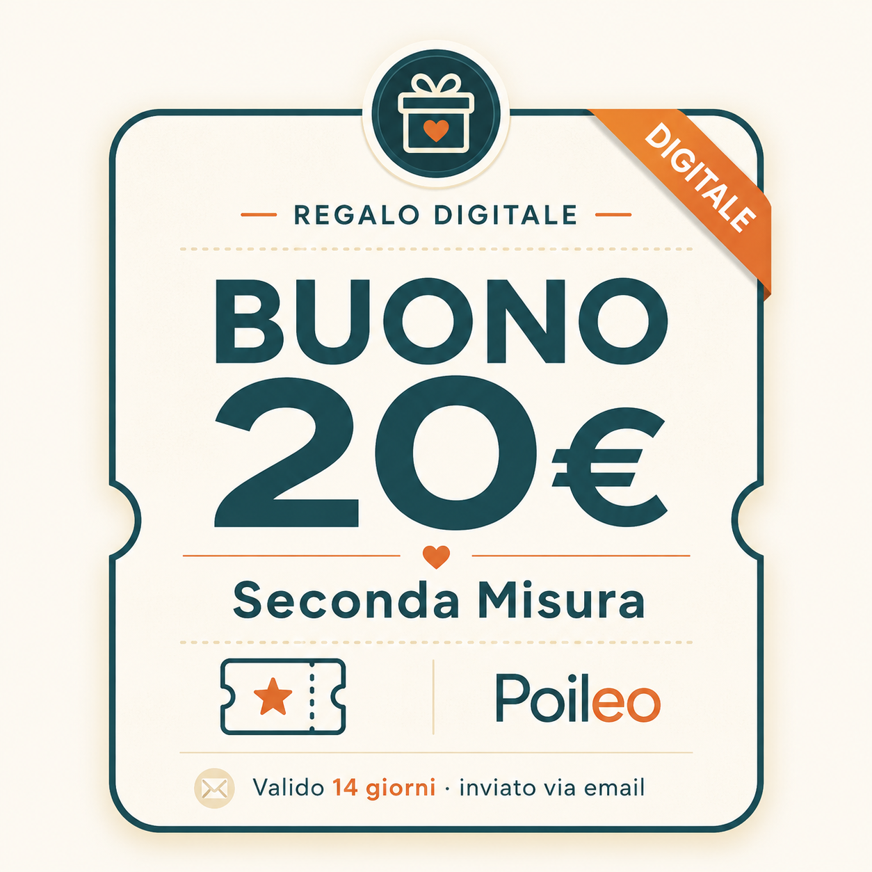 Buono Seconda Misura da 20€