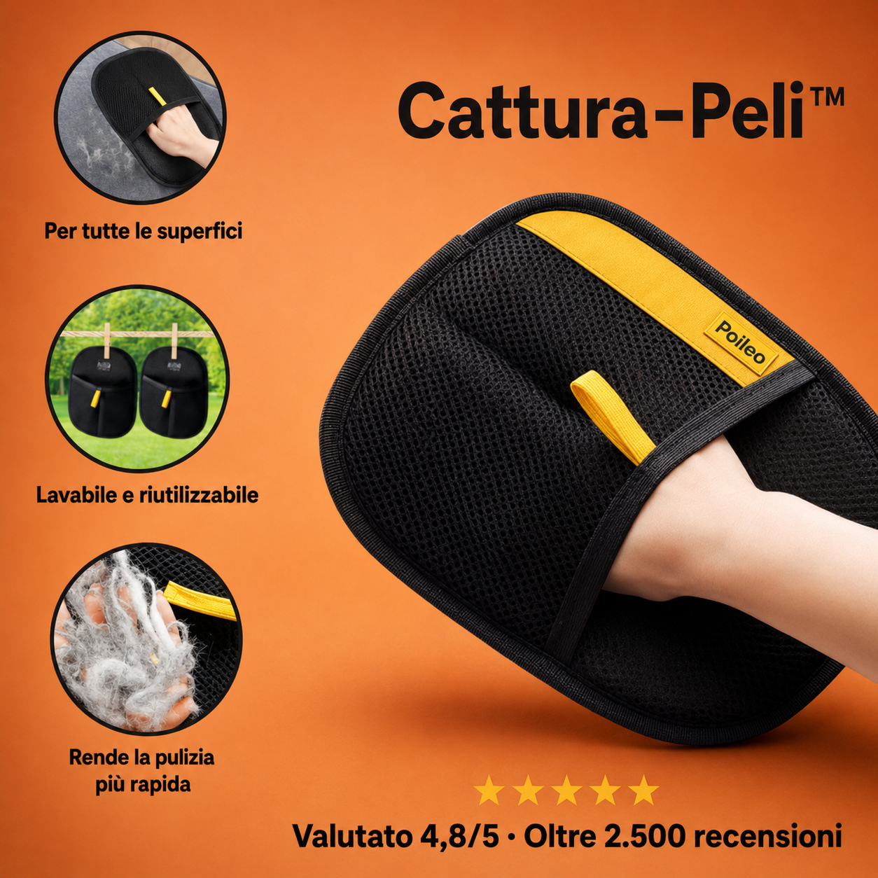 Guanto Cattura-Peli Poileo™
