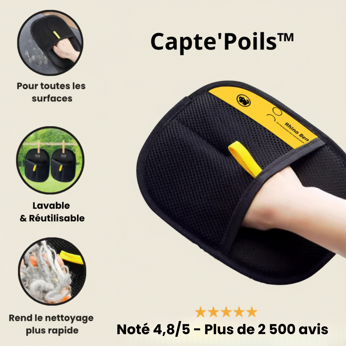 Guanto Cattura-Peli Poileo™