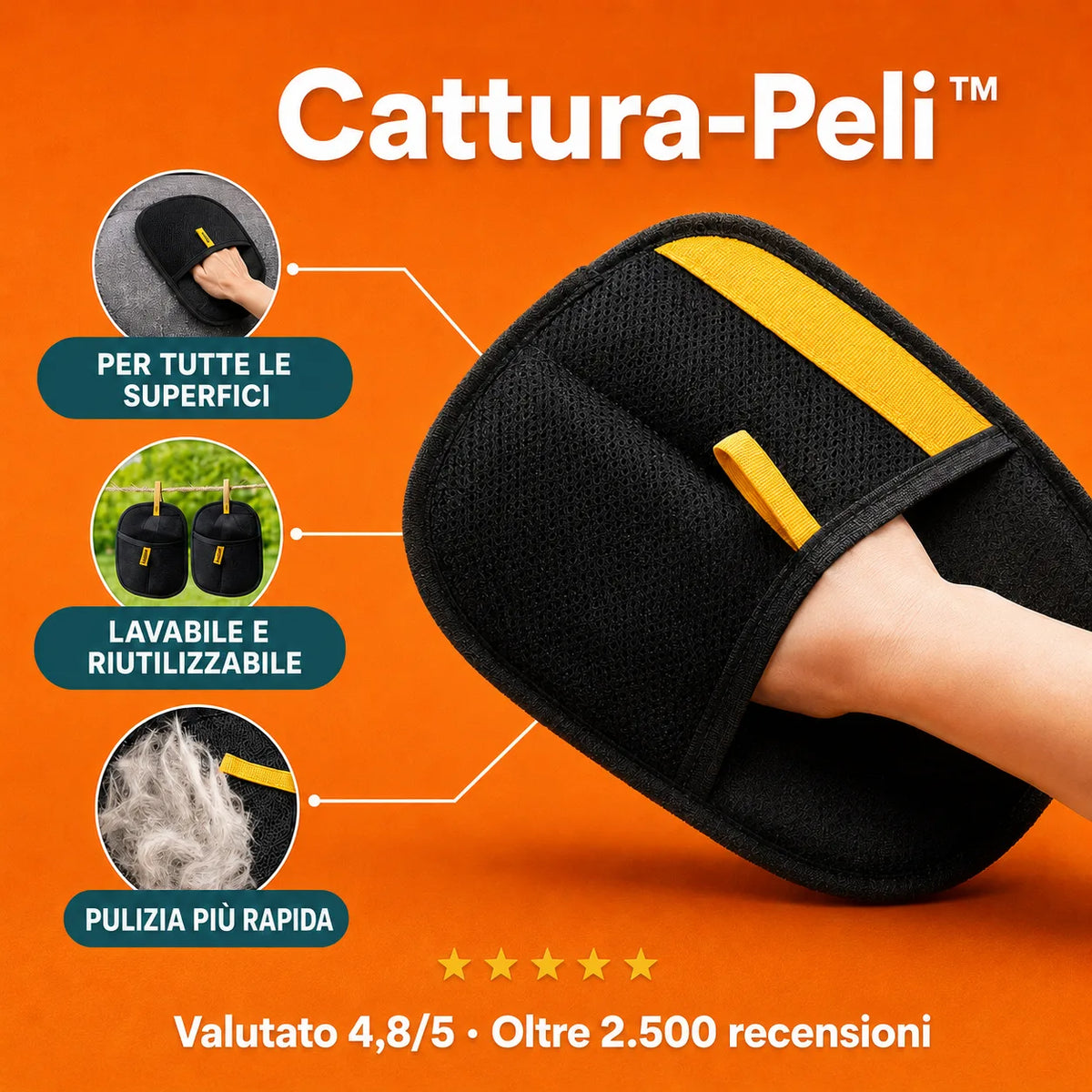 Guanto Cattura-Peli Poileo™