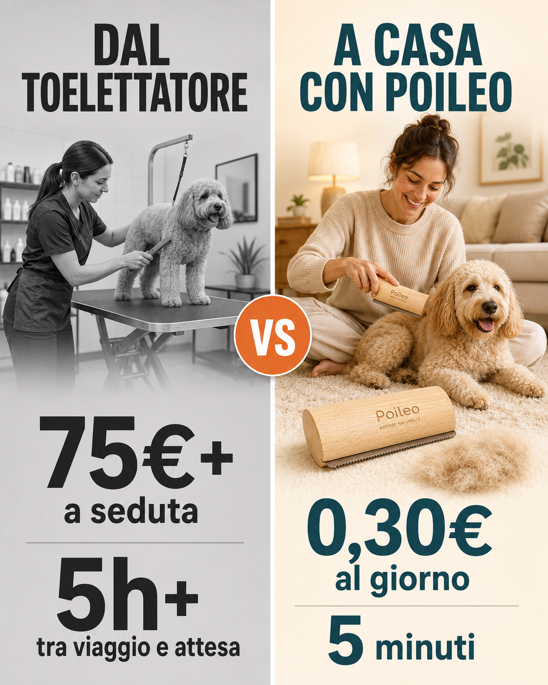 Il toelettatore costa, e non basta